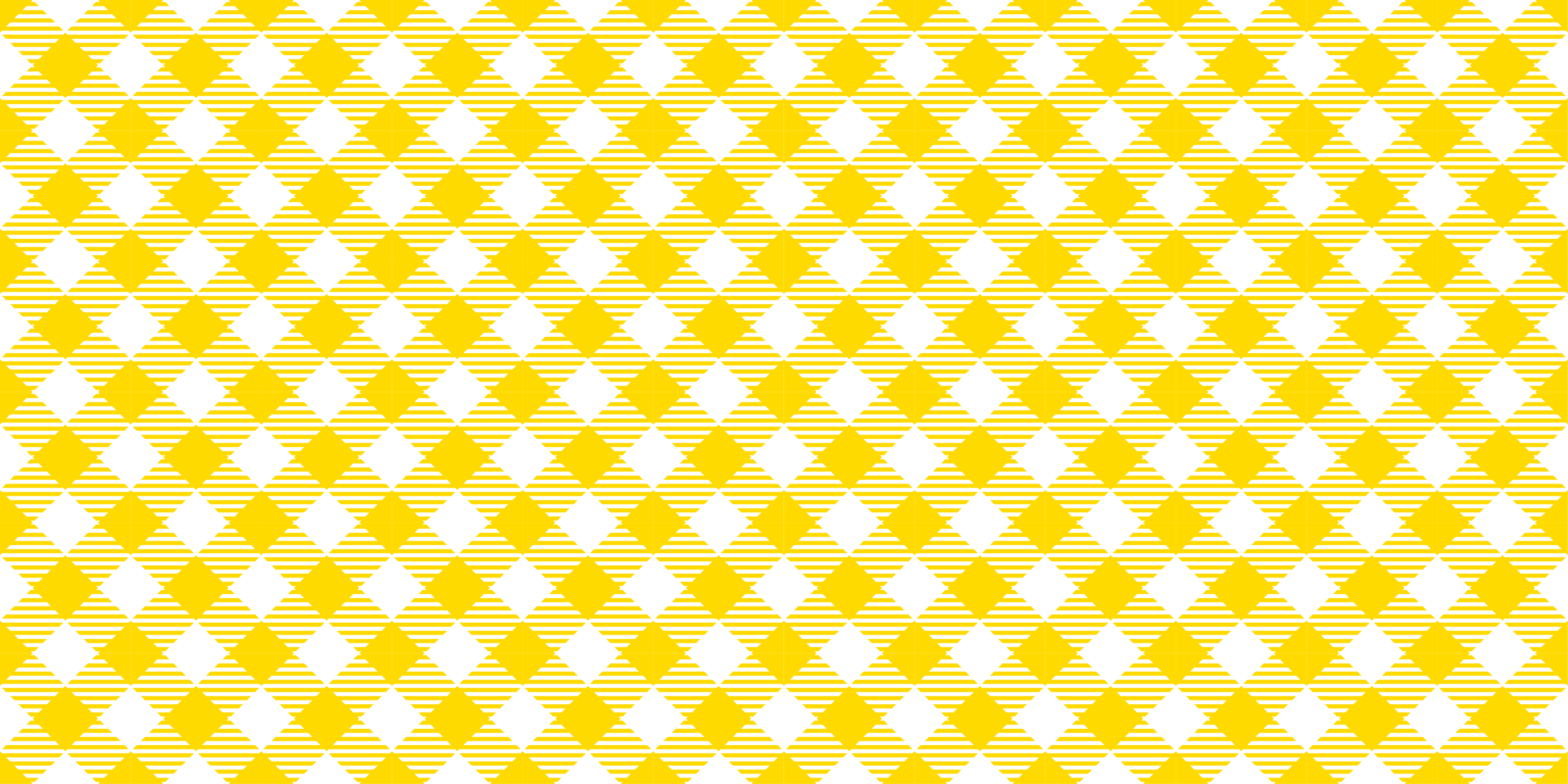 Vinyl Teppich gestreift gelbes rautenmotiv - TenStickers