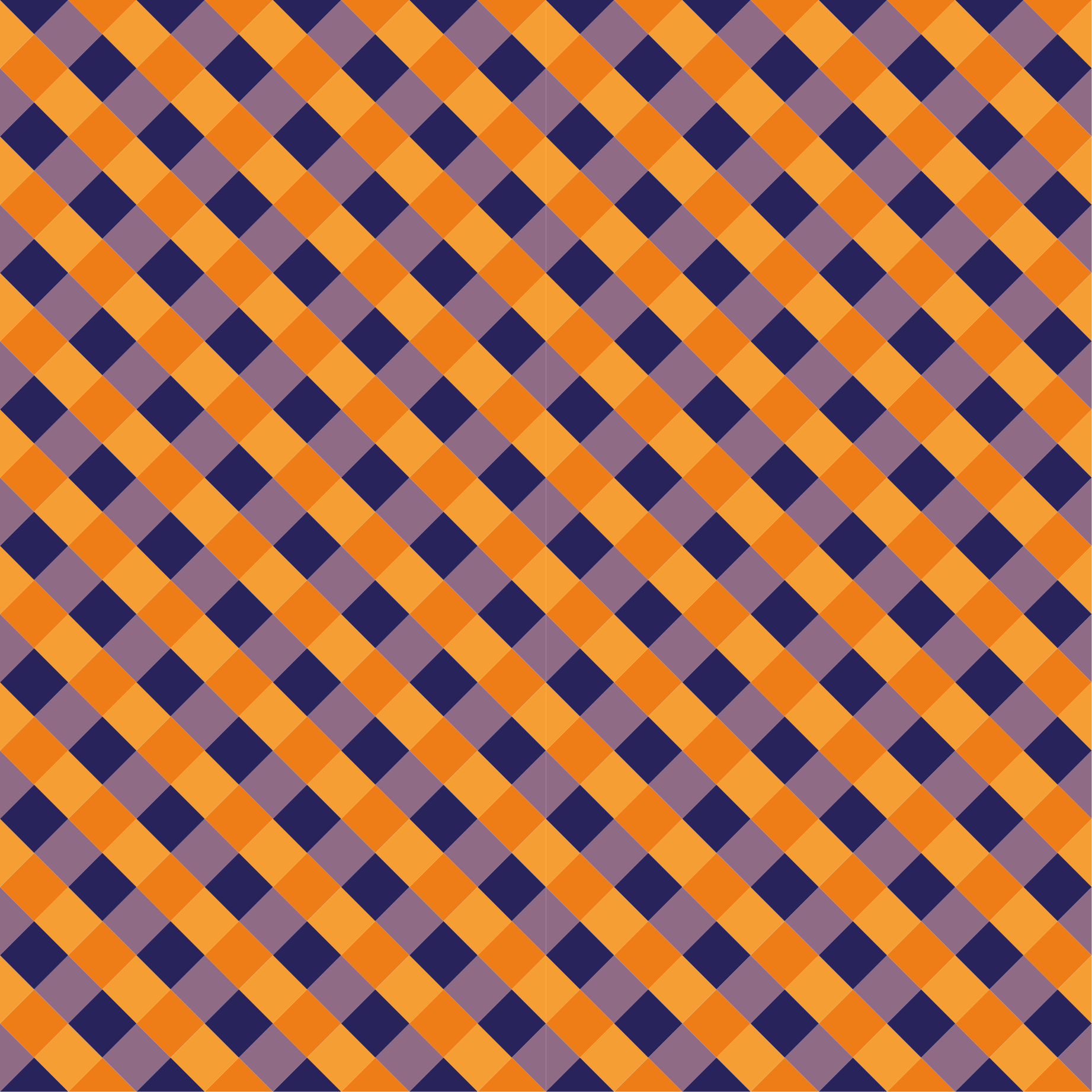 Vinyl Teppich gestreift diagonale farbblöcke - TenStickers