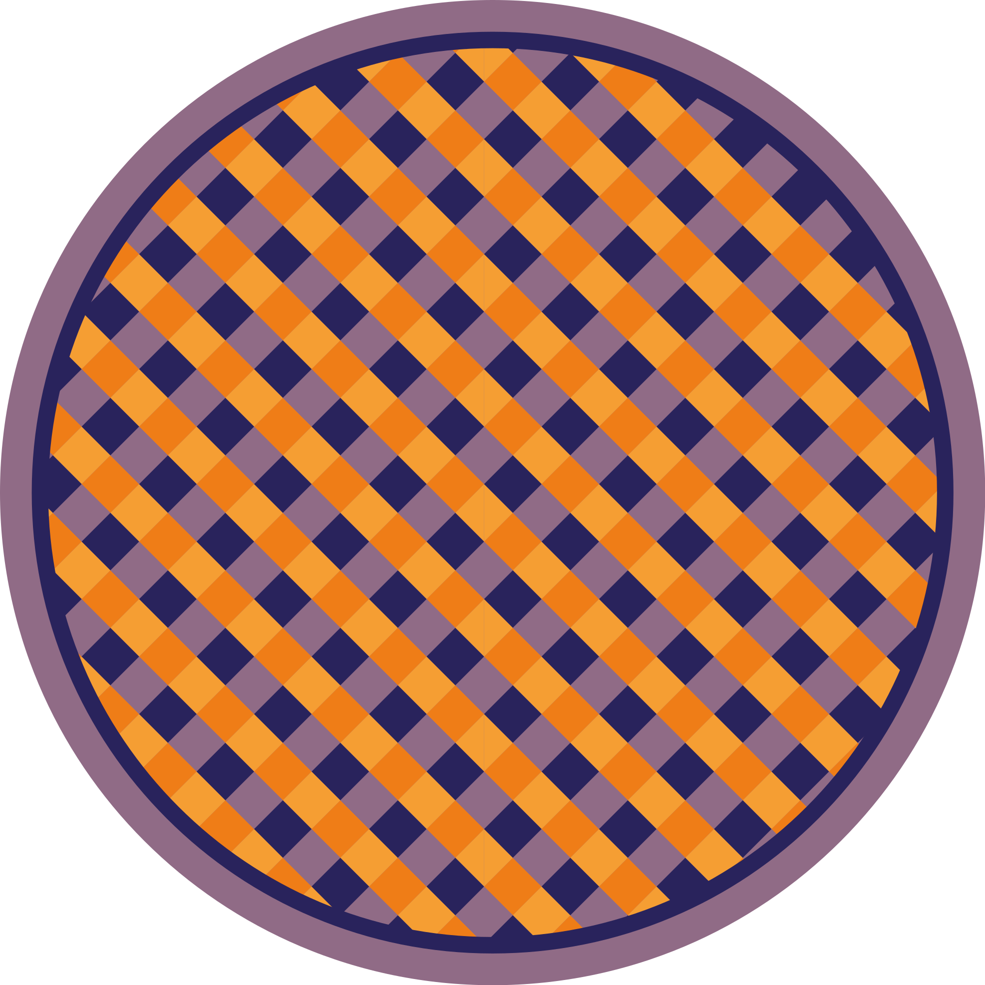 Vinyl Teppich gestreift kräftiges schachbrettmuster - TenStickers