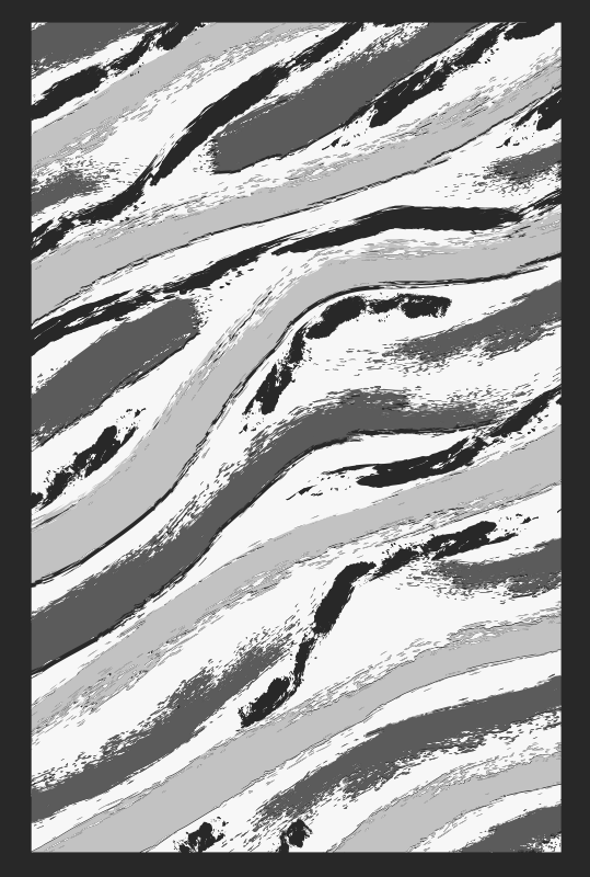 Vinyl Teppich Tiermuster stylische zebrastreifen - TenStickers