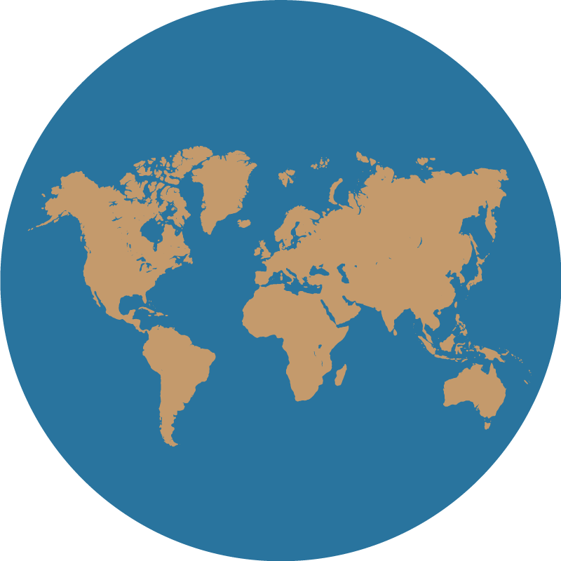 Vinyl Teppich Weltkarte geografische entdeckung - TenStickers