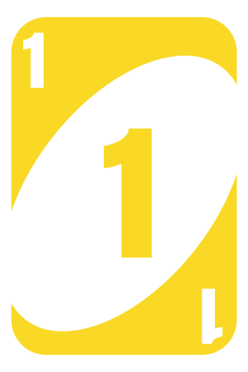 Vinyl Teppich Spiele gelbe nummer eins - TenStickers