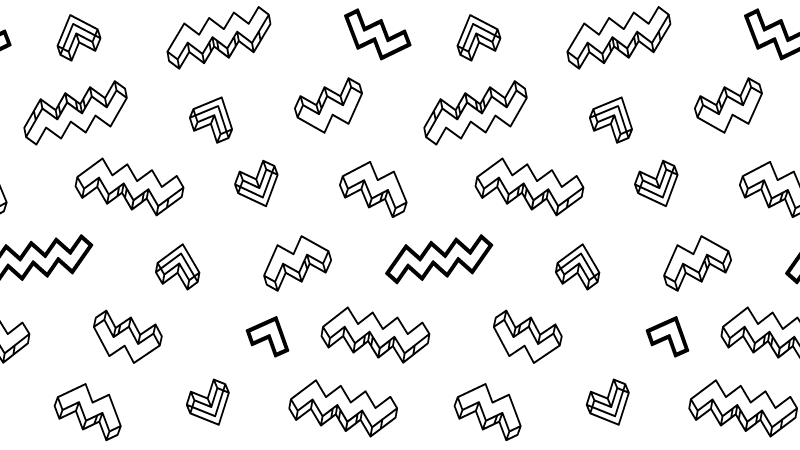 Vinylteppich kindlich kräftige, eckige muster - TenStickers