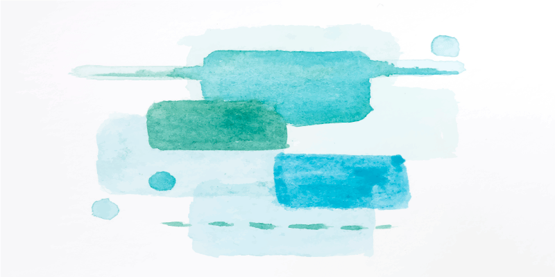 Vinyl Teppich Wohnzimmer wasserfarbblöcke - TenStickers