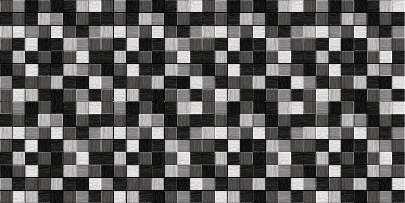 Vinyl Teppich Bad graue schattenquadrate - TenStickers