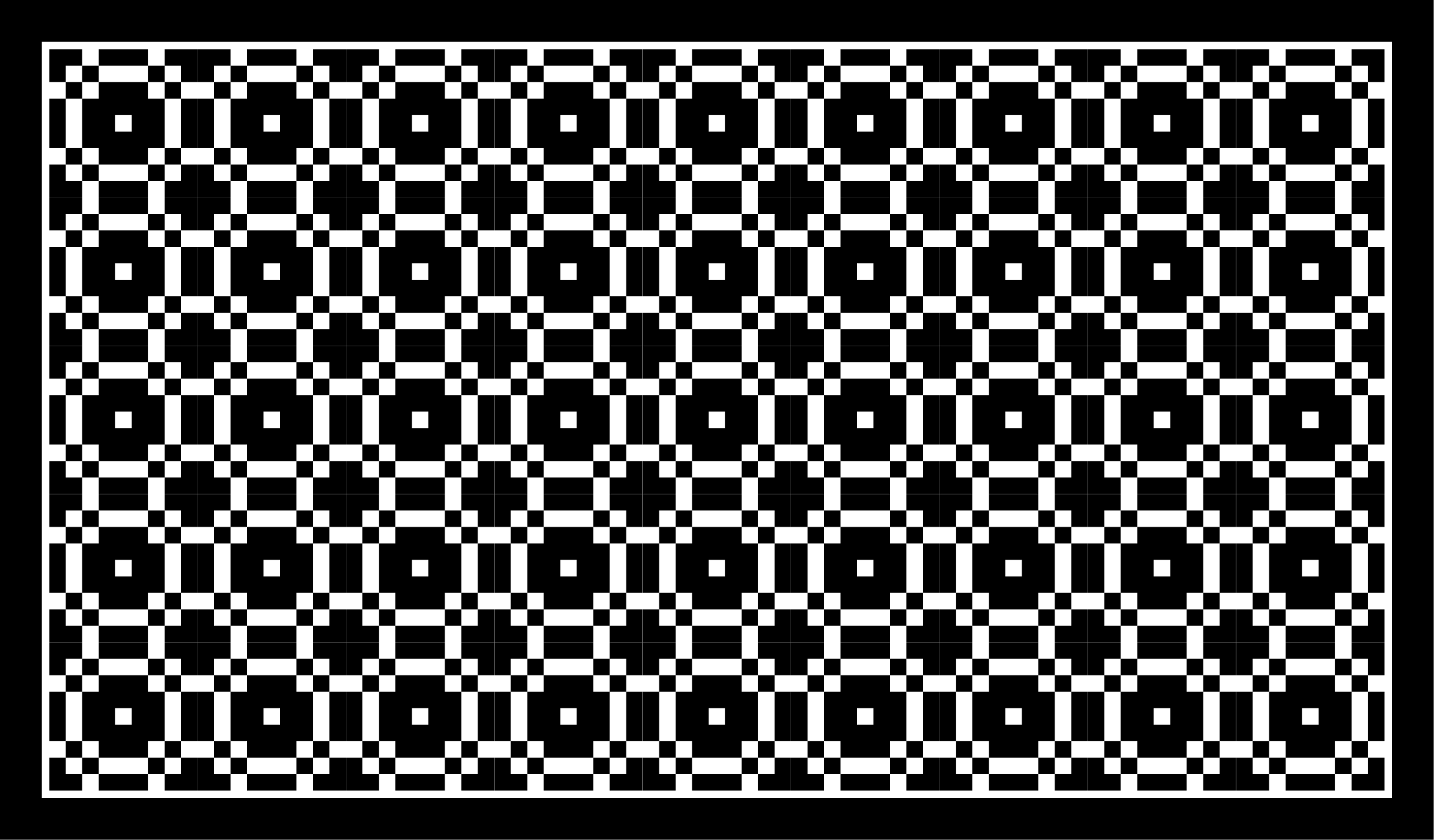 Vinyl Teppich geometrisch monochromes muster - TenStickers