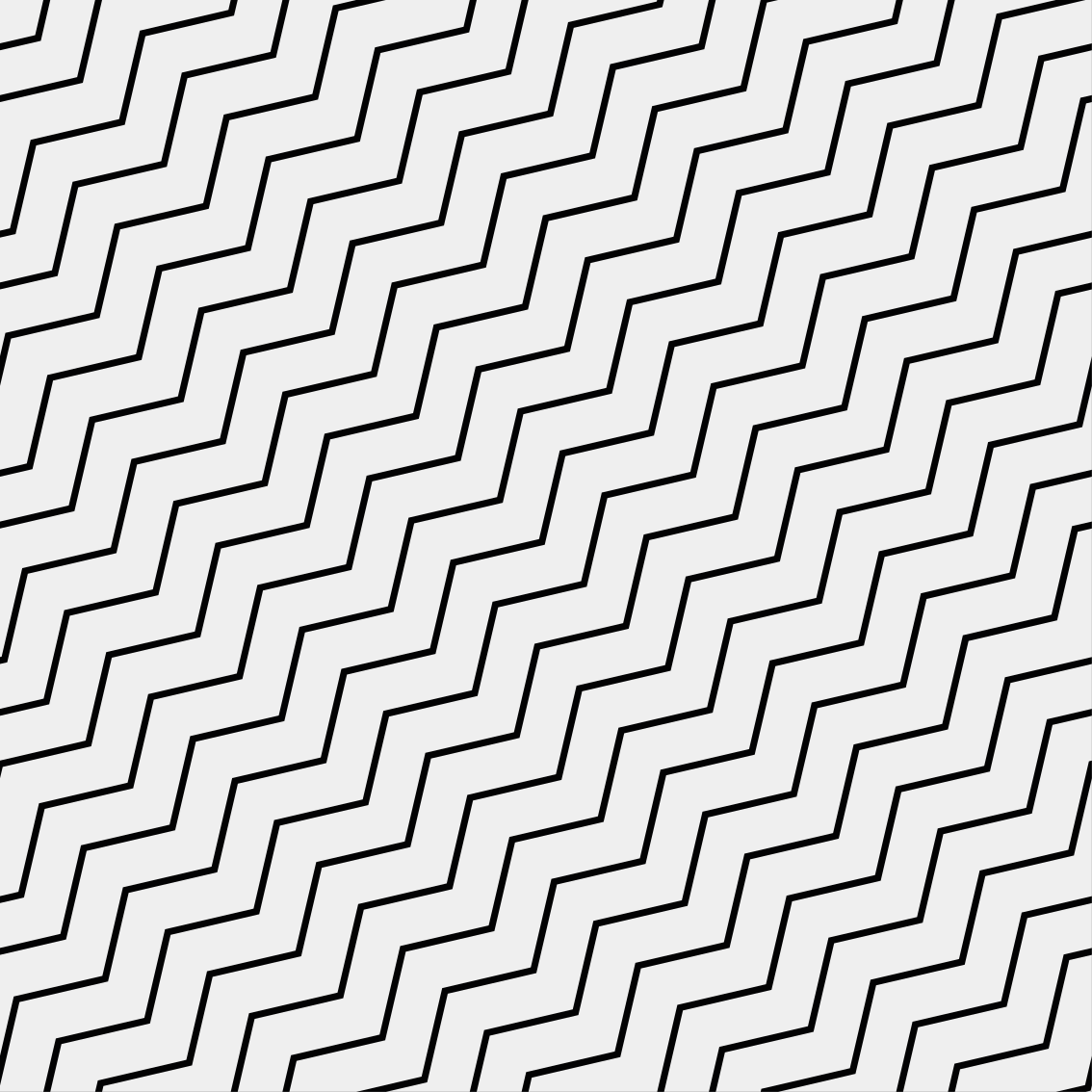 Vinyl teppich geometrisch im zigzag trend - TenStickers