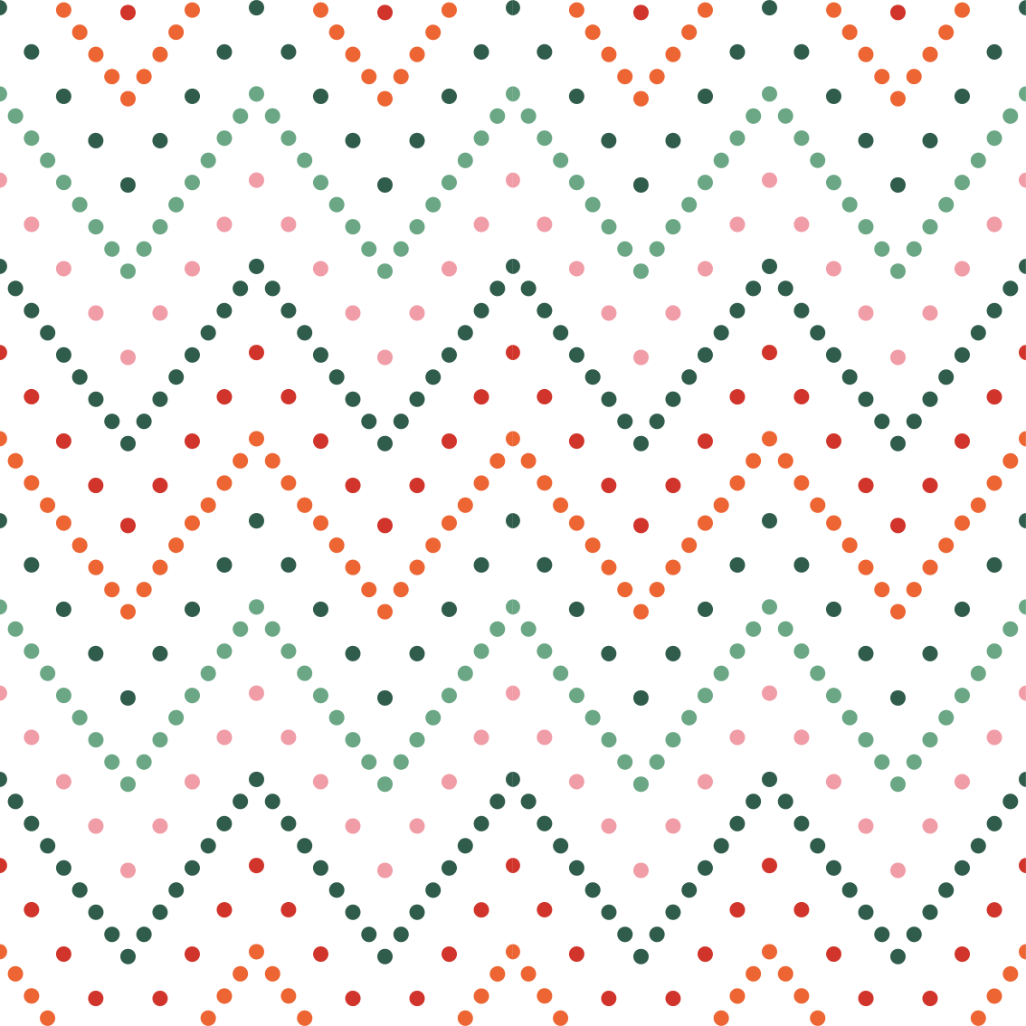 Vinylteppich kindlich buntes chevron-muster - TenStickers