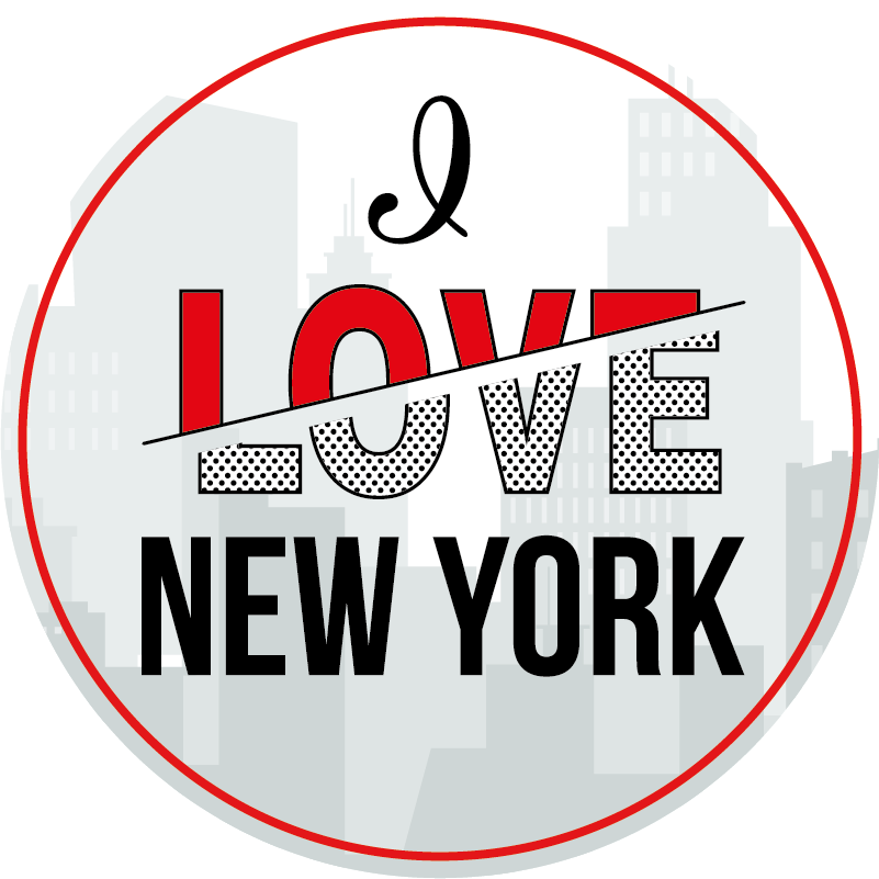 Vinyl Teppich Spruch ich liebe new york - TenStickers