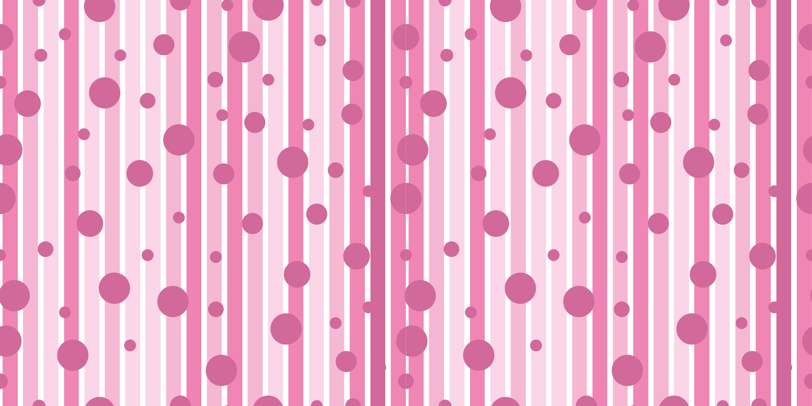 Vinyl Teppich gestreift rosa gestreifte punkte - TenStickers