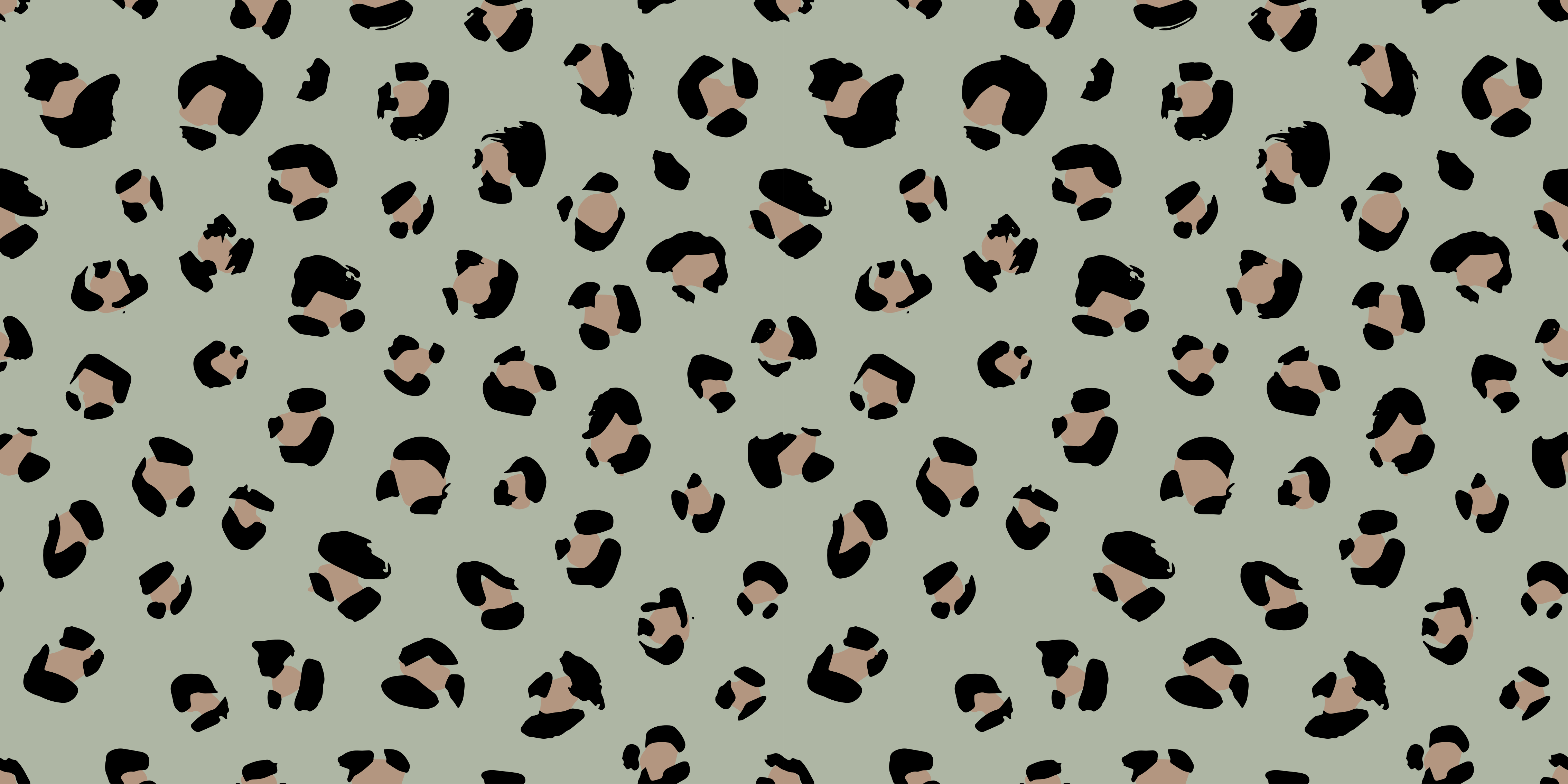 Vinyl teppich tiermuster mit leopardenmotiv Ästhetik - TenStickers