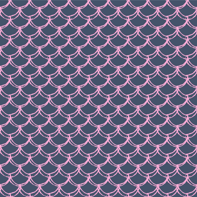 Vinyl Teppich geometrisch wellenkonzept - TenStickers