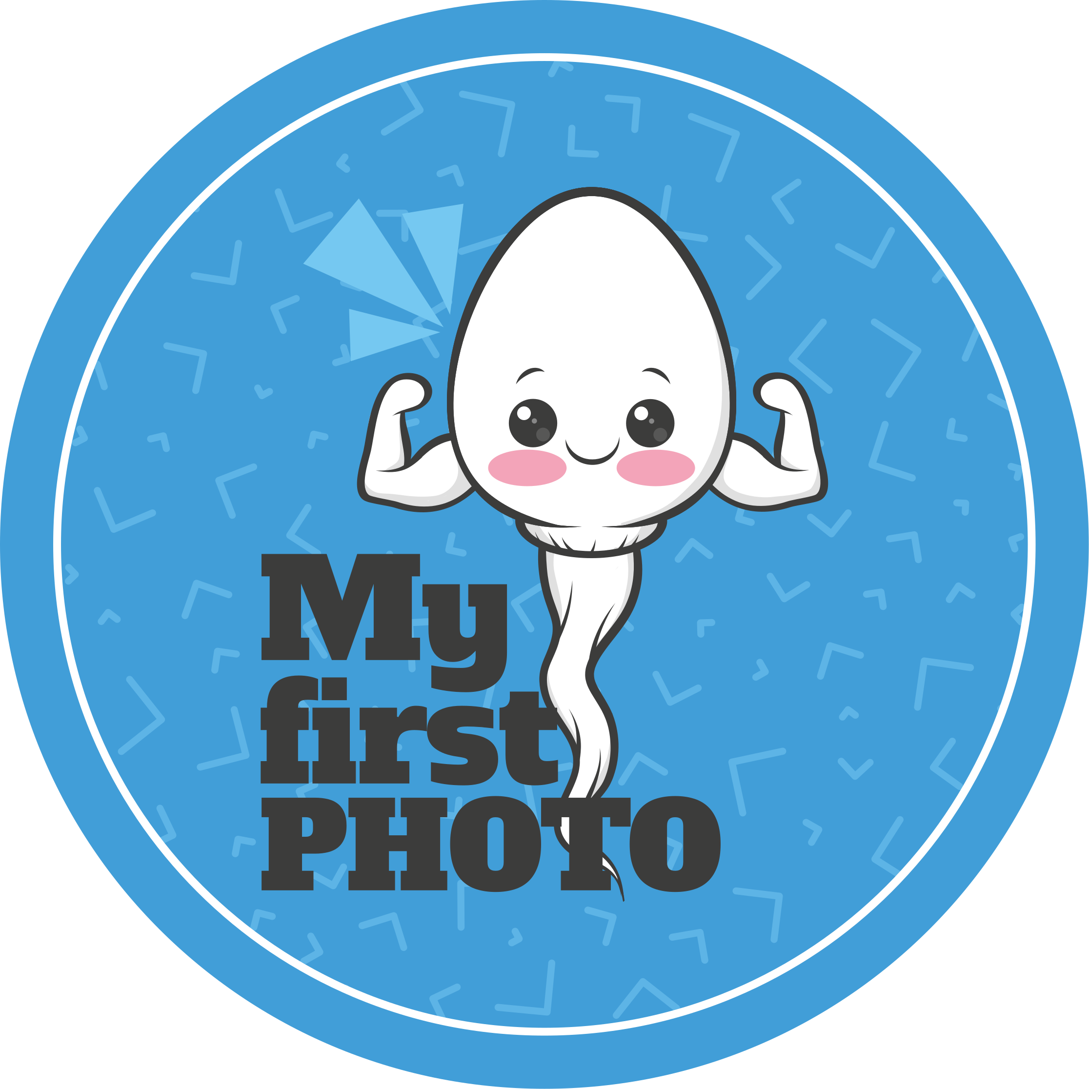 Vinyl teppich spruch mein erstes foto - TenStickers