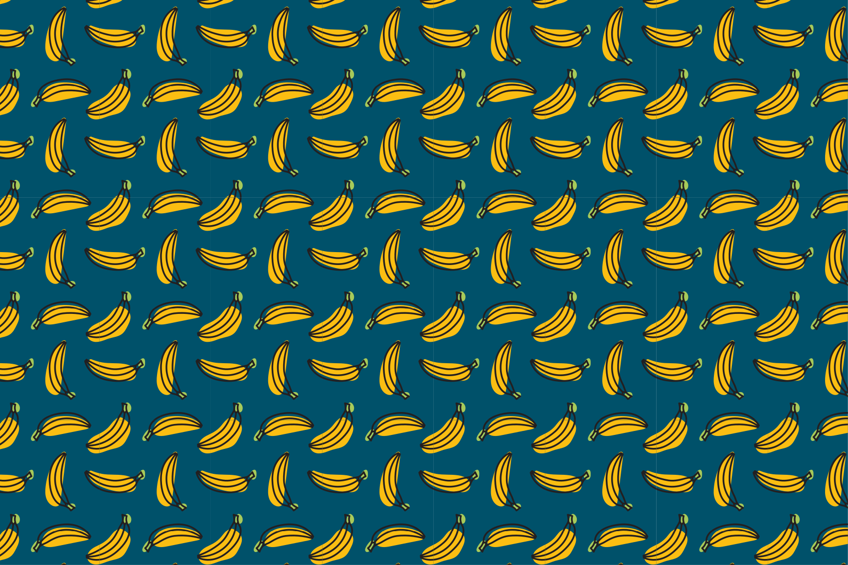 Vinyl Teppich Textur bananenmuster - TenStickers