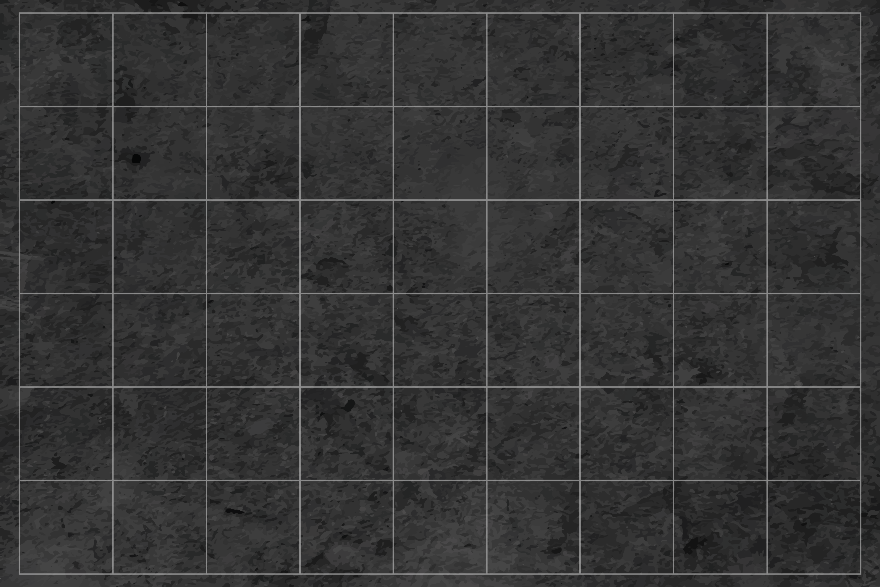 Vinyl Teppich Steinoptik glatte schwarze quadrate - TenStickers