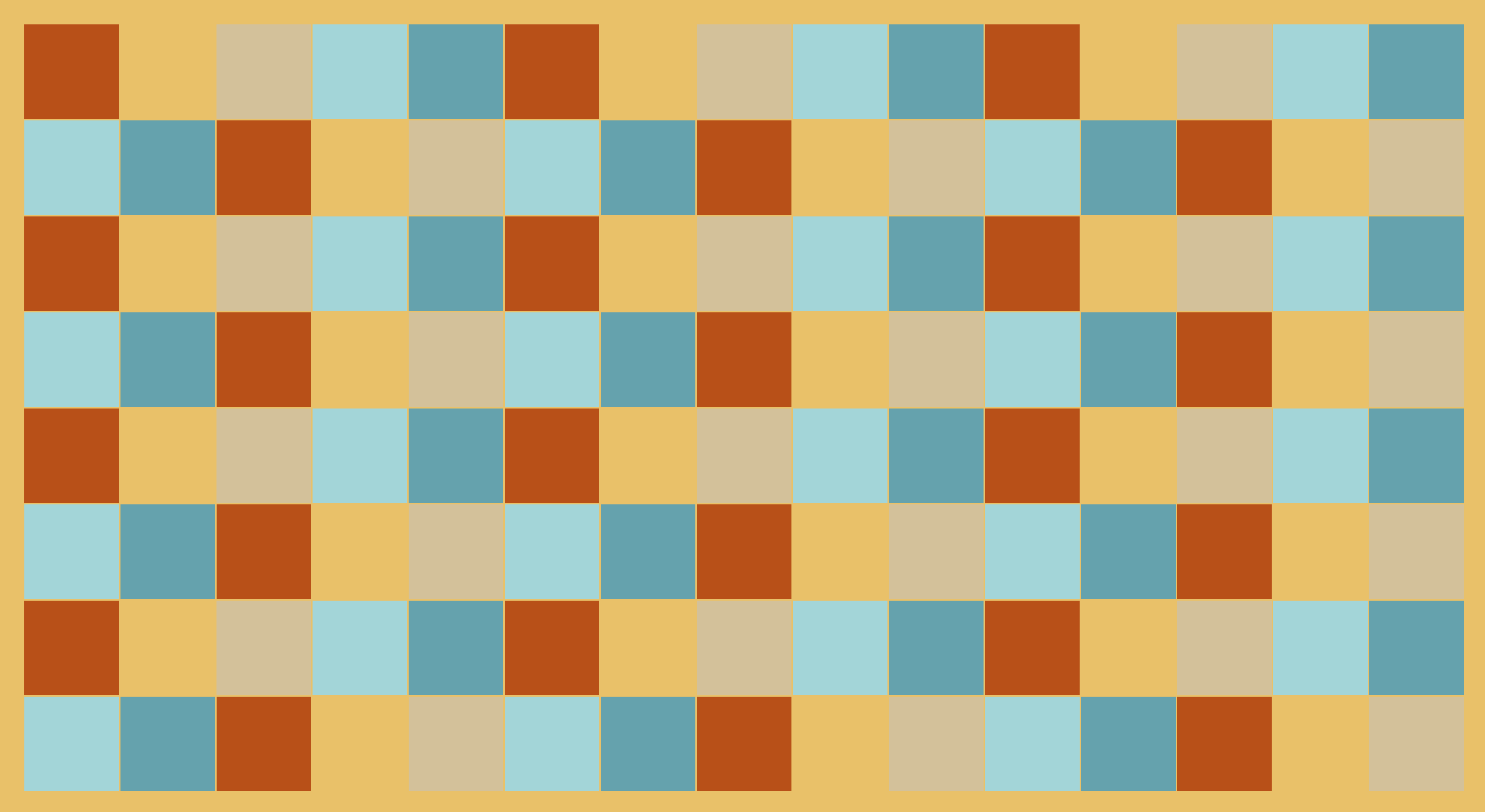 Vinyl teppich geometrisch im schachbrettstil - TenStickers