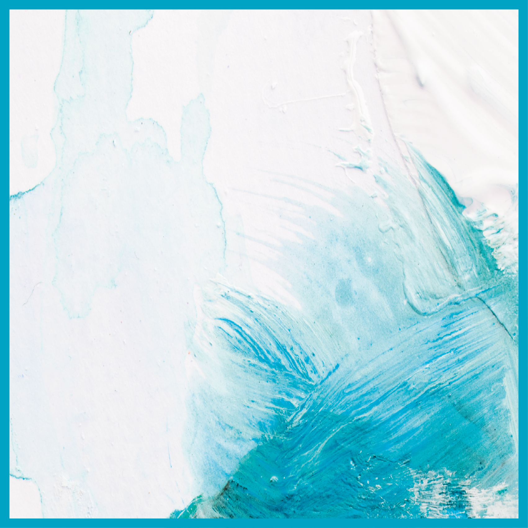 Vinyl Teppich Imitation aqua-pinselstriche - TenStickers