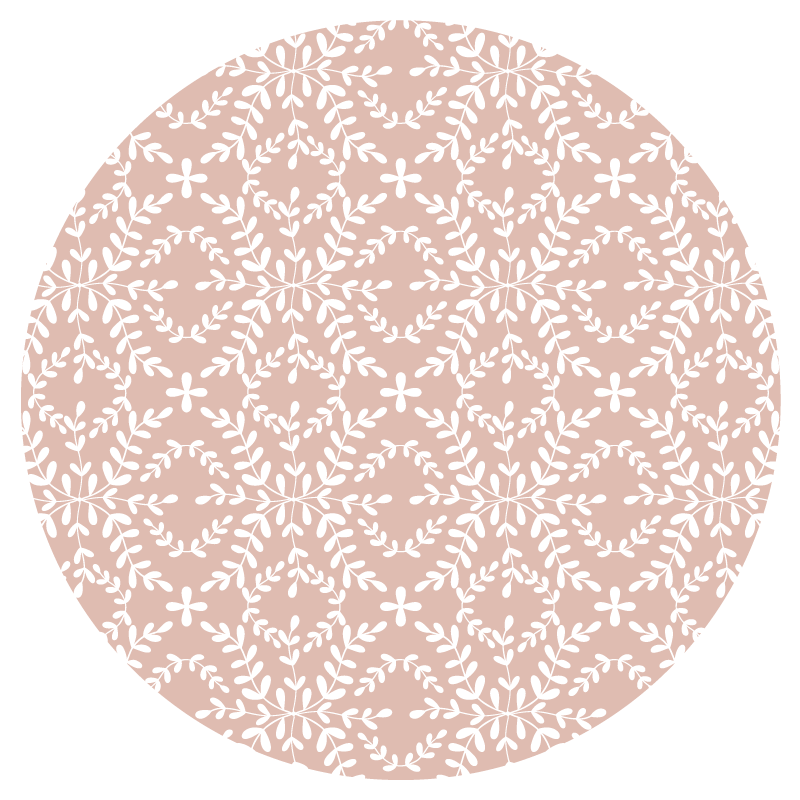 Vinyl Teppich Blumen zarte blütenkomposition - TenStickers