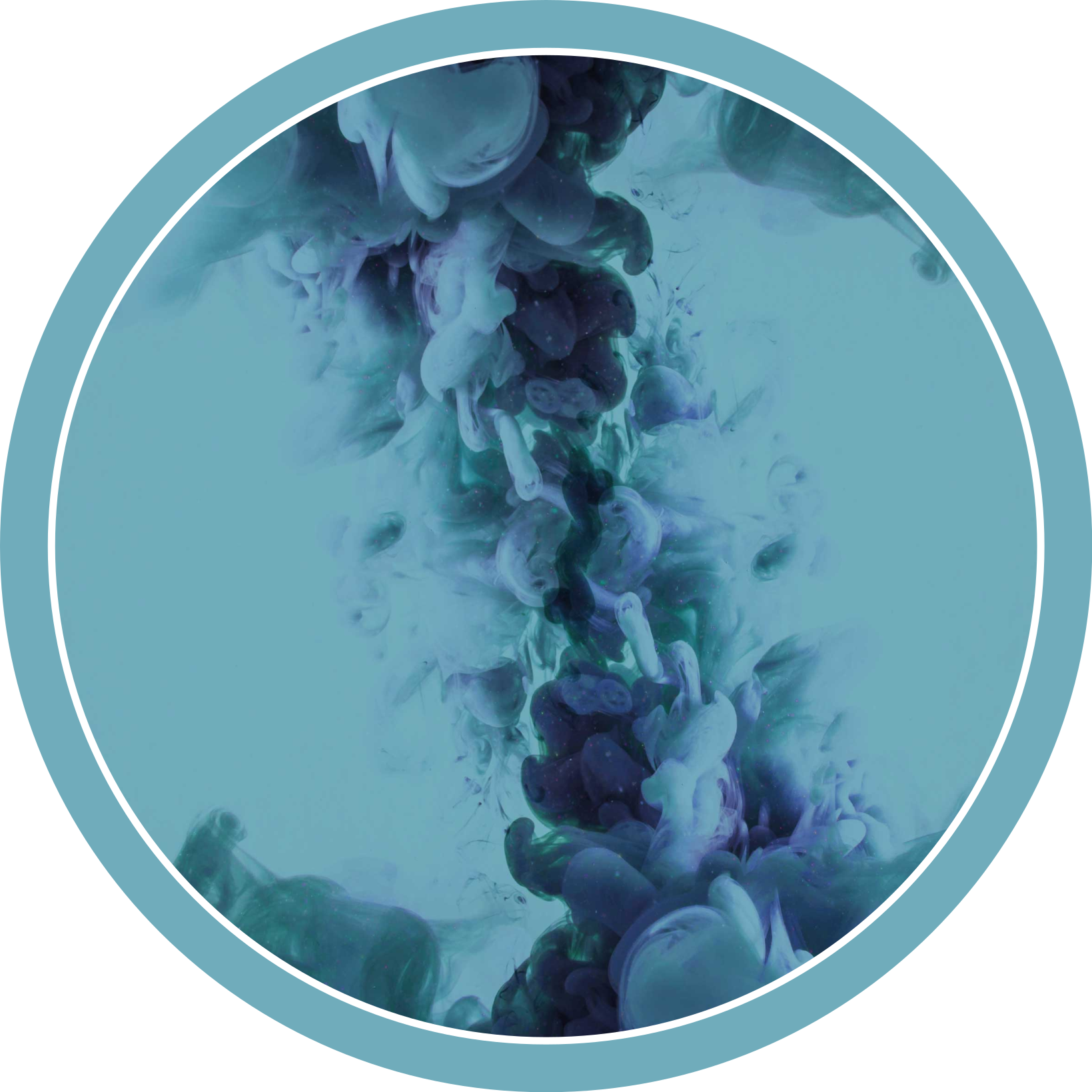 Vinyl Teppich Bad fließende blaugrüne wellen - TenStickers