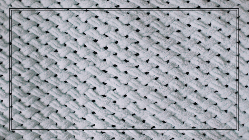 Vinyl Teppich Textur elegantes strickmuster - TenStickers