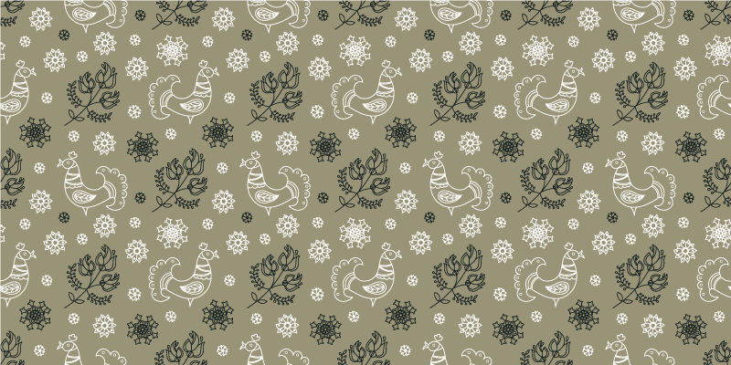 Vinyl Teppich mit Namen bezaubernde tiermotive - TenStickers