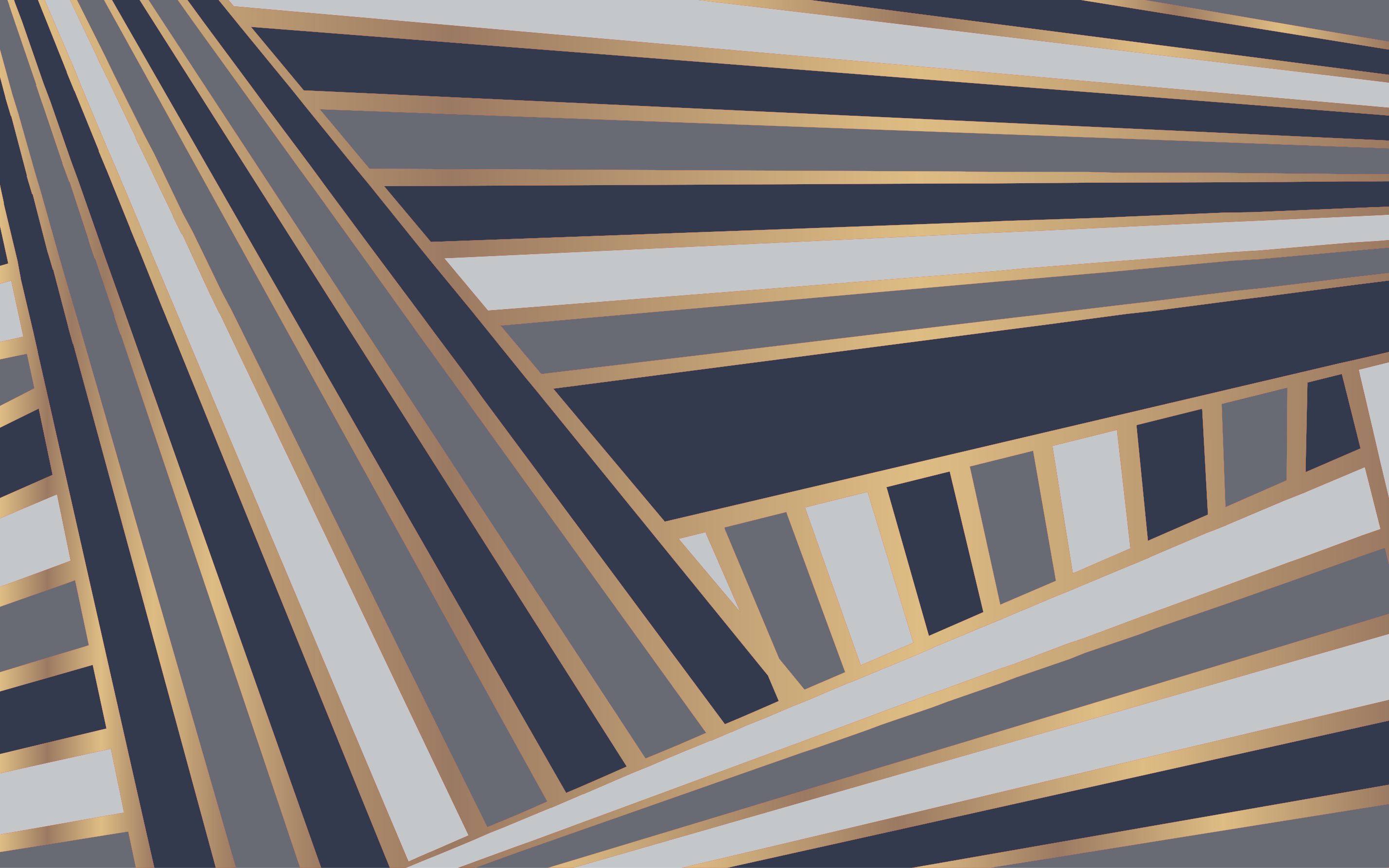 Vinyl Teppich gestreift auffälliges graues motiv - TenStickers