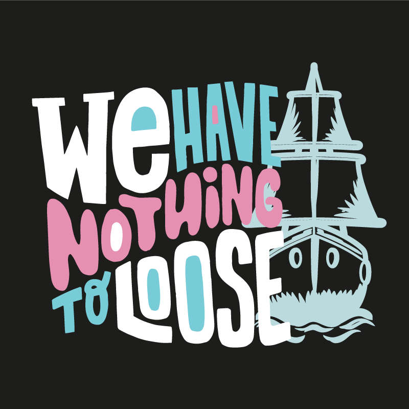 Vinyl Teppich Spruch wir haben lose - TenStickers