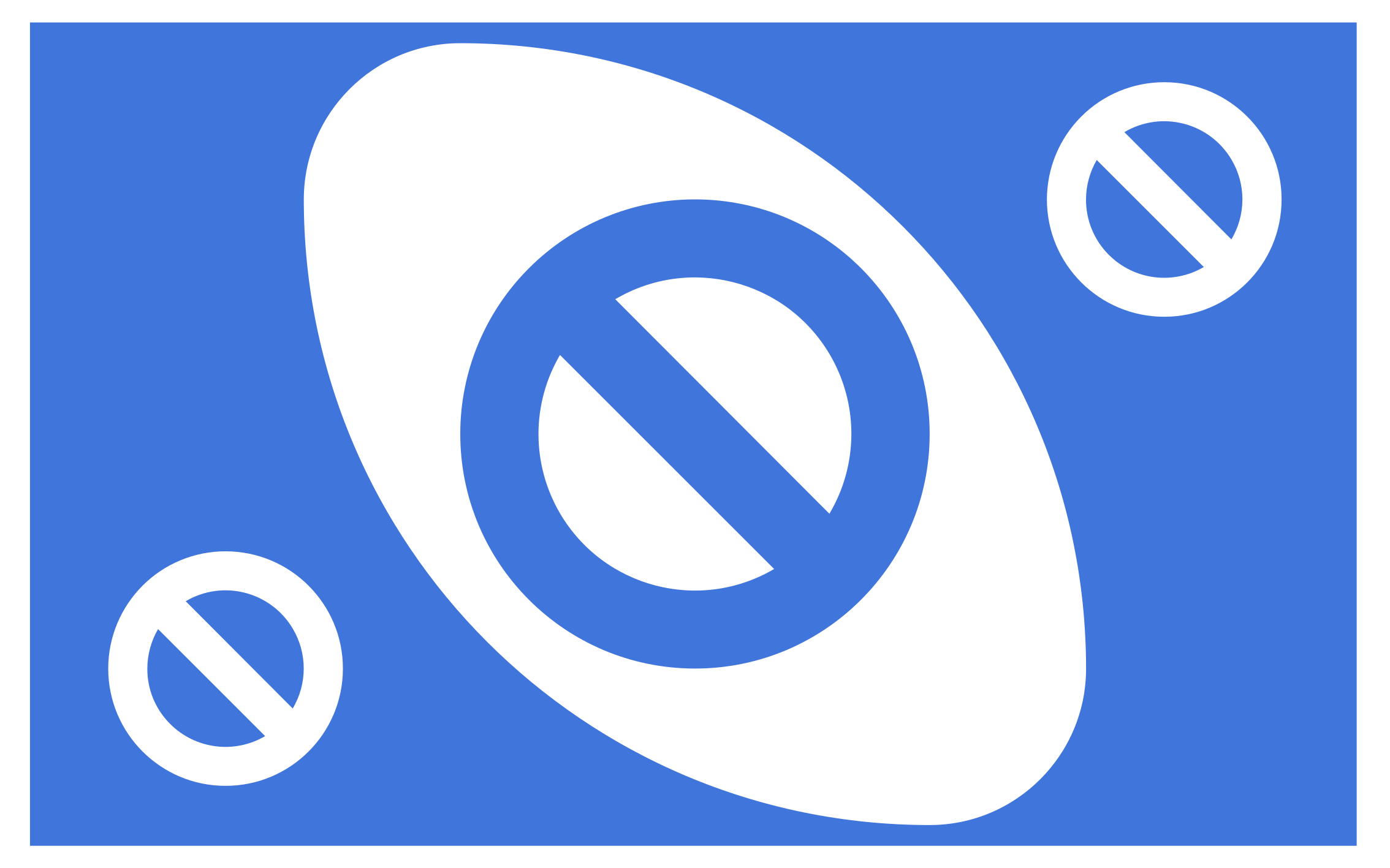 Vinylteppich kindlich blaue kreisgrafiken - TenStickers