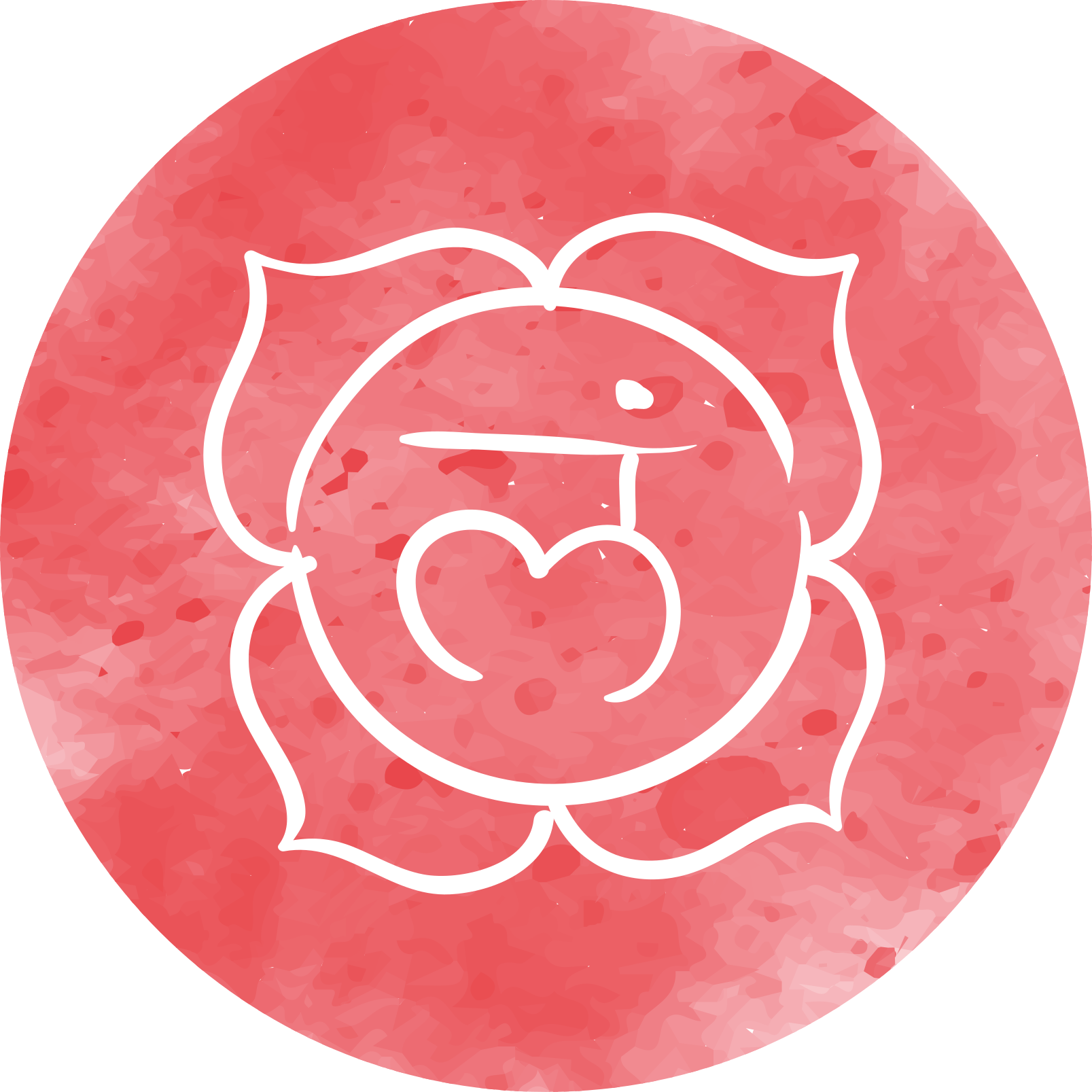 Vinyl Teppich Mandala kreisförmiges rosendesign - TenStickers