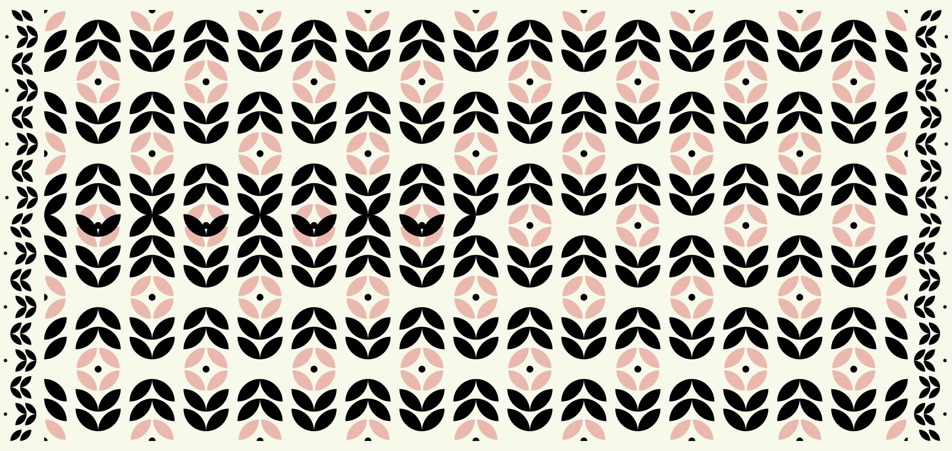 Vinyl Teppich modern florales geometrisches motiv - TenStickers