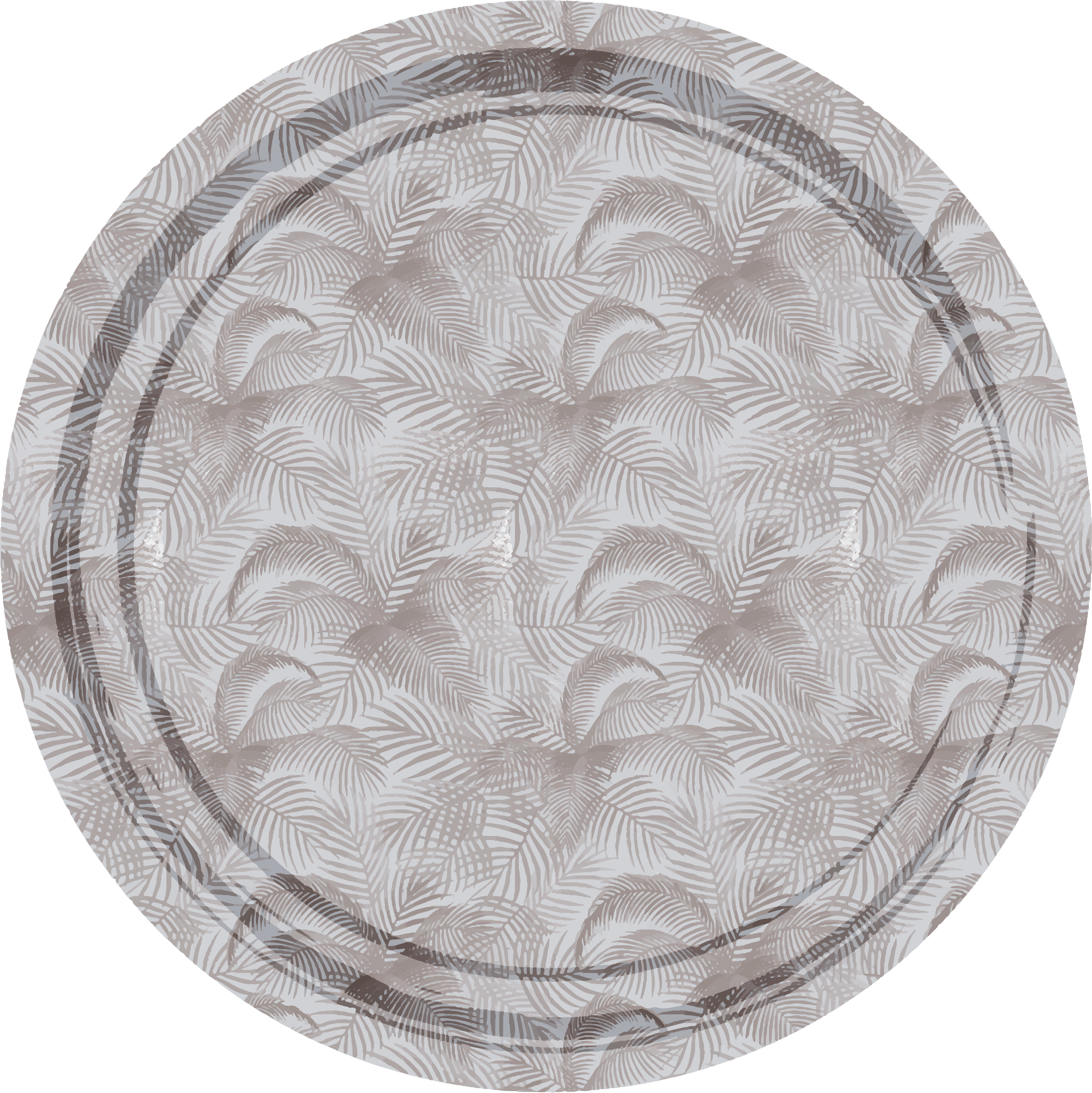 Vinyl Teppich Blumen botanische Überlagerung - TenStickers