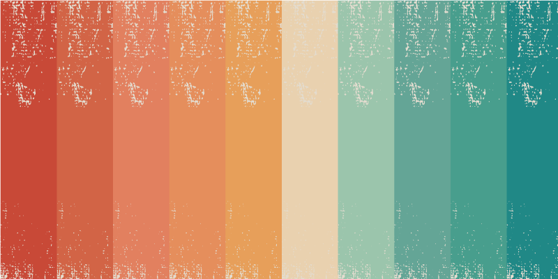 Vinyl Teppich minimalistisch bunt gestreifte schichten - TenStickers