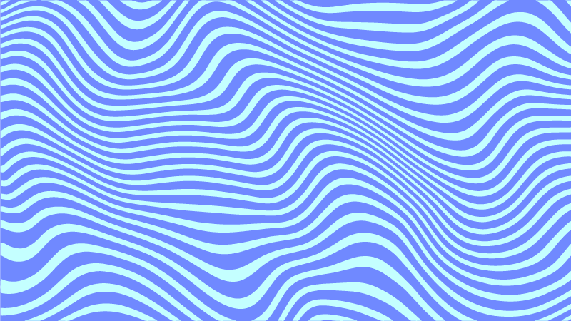 Vinyl Teppich geometrisch fließende blaue wellen - TenStickers