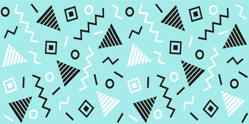 Vinyl Teppich geometrisch formularanordnung - TenStickers