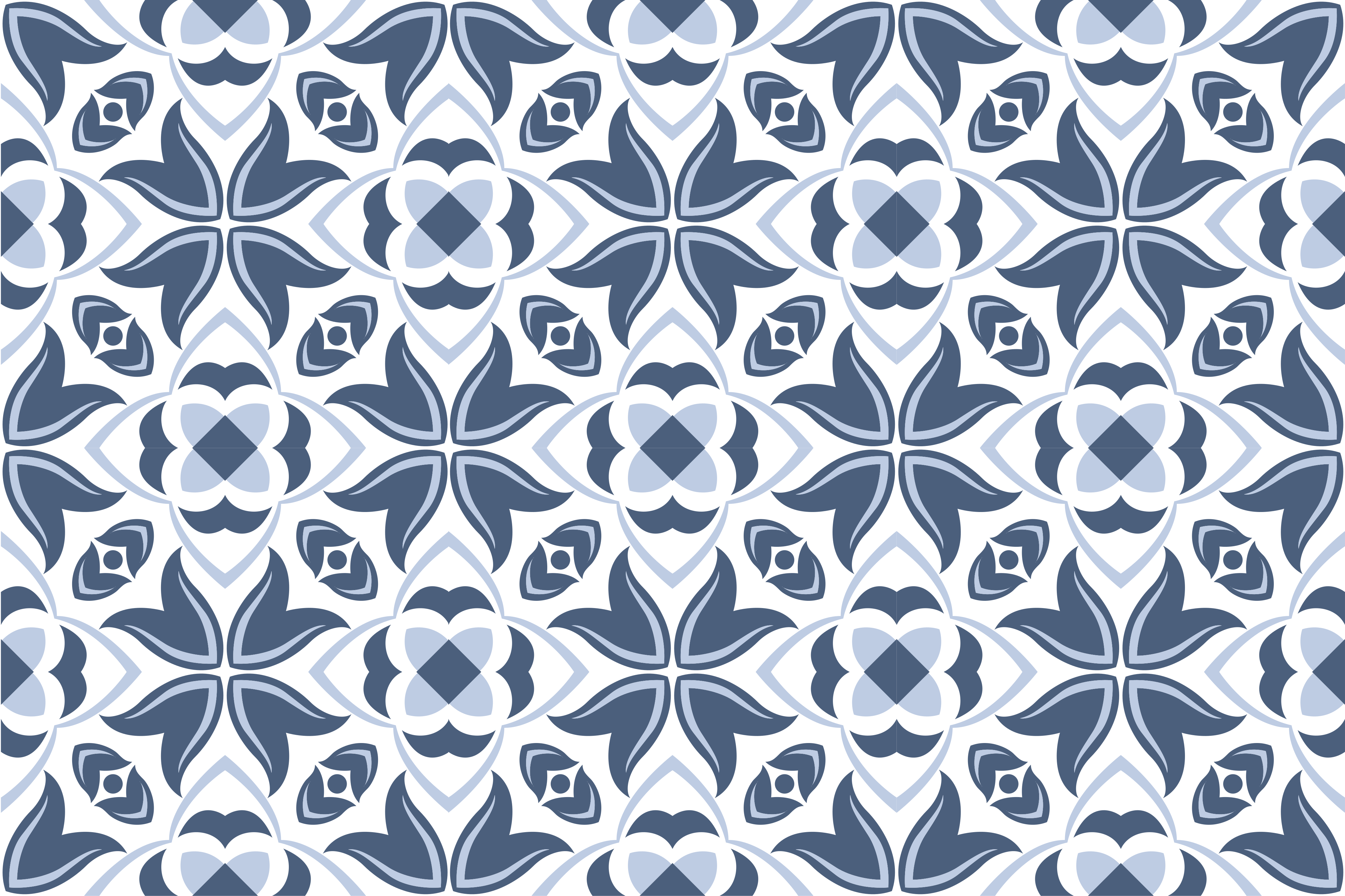 Vinyl Teppich Mosaik stilvolles graues muster - TenStickers