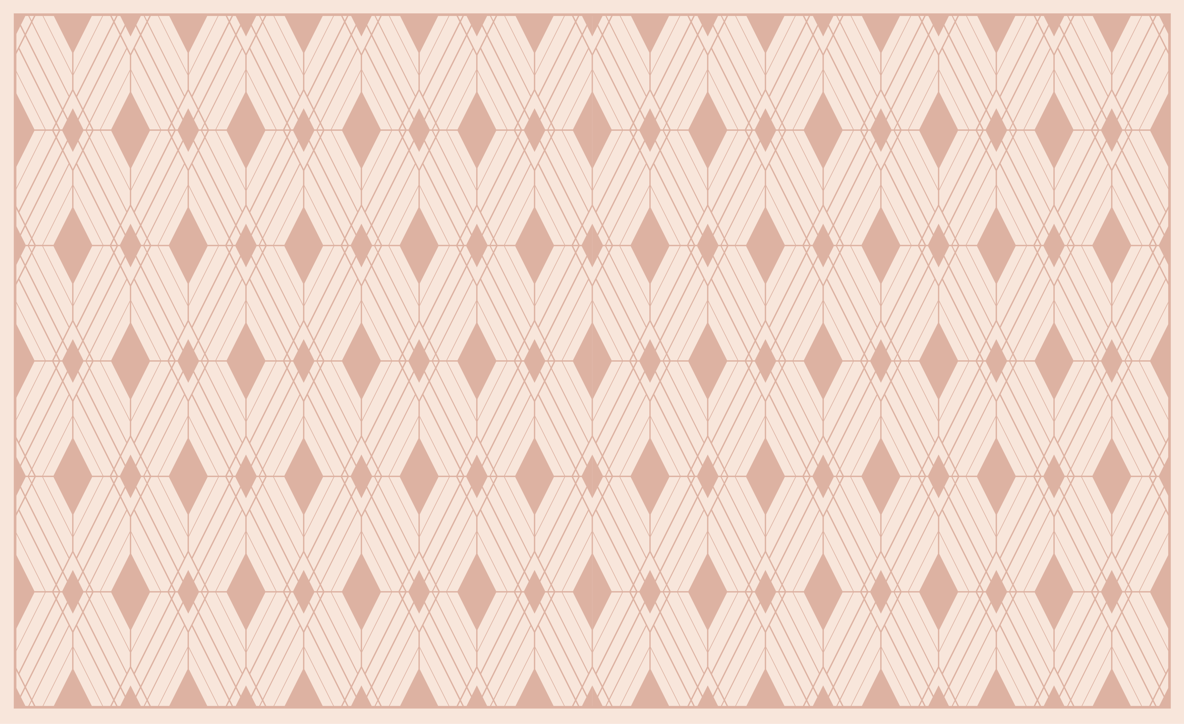 Vinyl Teppich modern geometrisches rautenmotiv - TenStickers