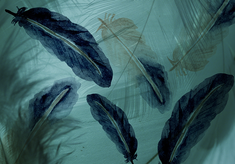 Vinyl Teppich Natur grüne tropische oase - TenStickers