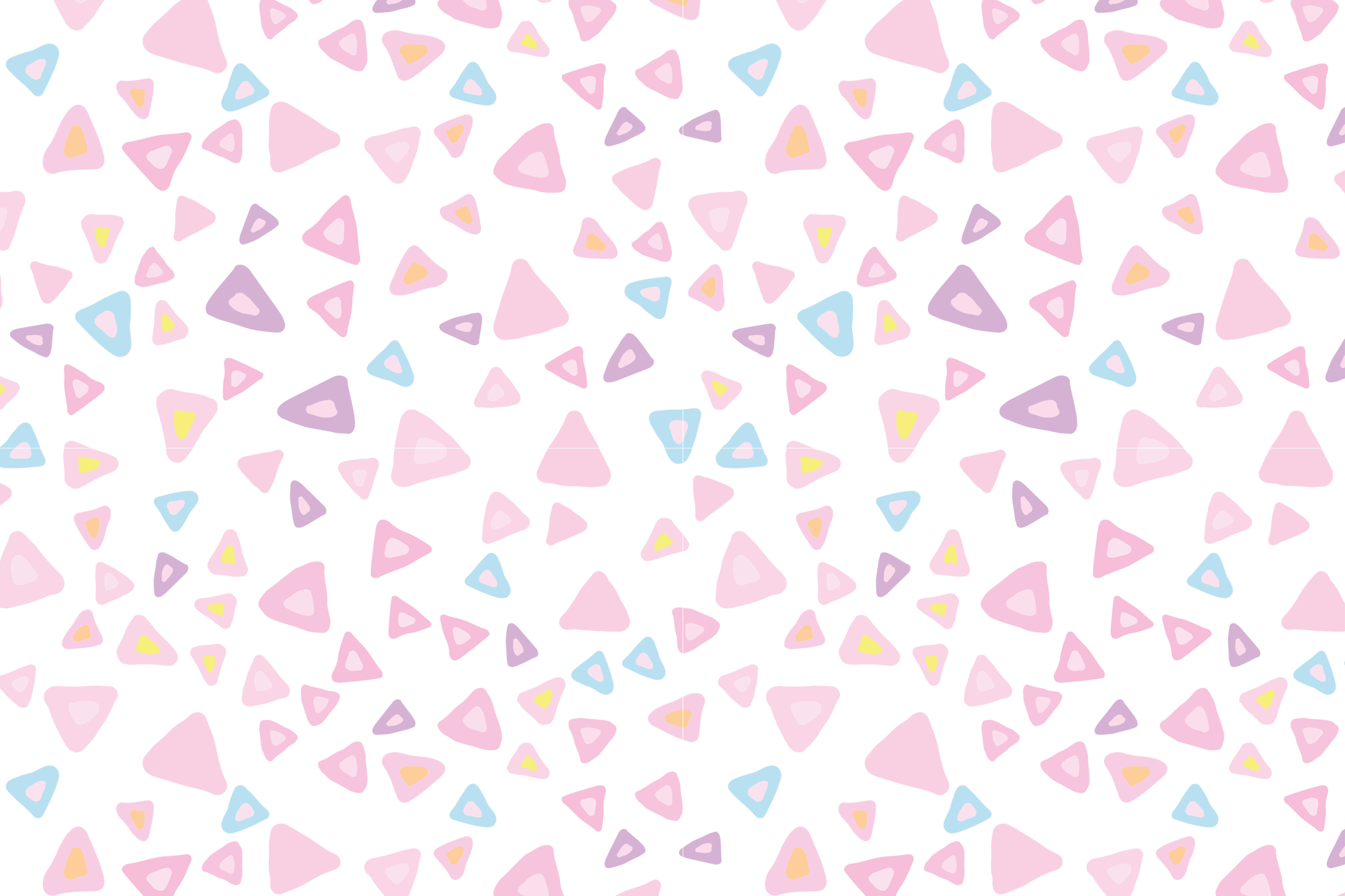 Vinylteppich kindlich bunte dreieckige elemente - TenStickers