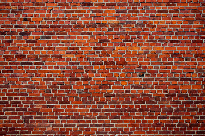 Vinyl Teppich Steinoptik grobe ziegelstruktur - TenStickers