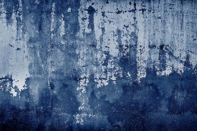 Vinyl Teppich Imitation dramatisches Blau - TenStickers