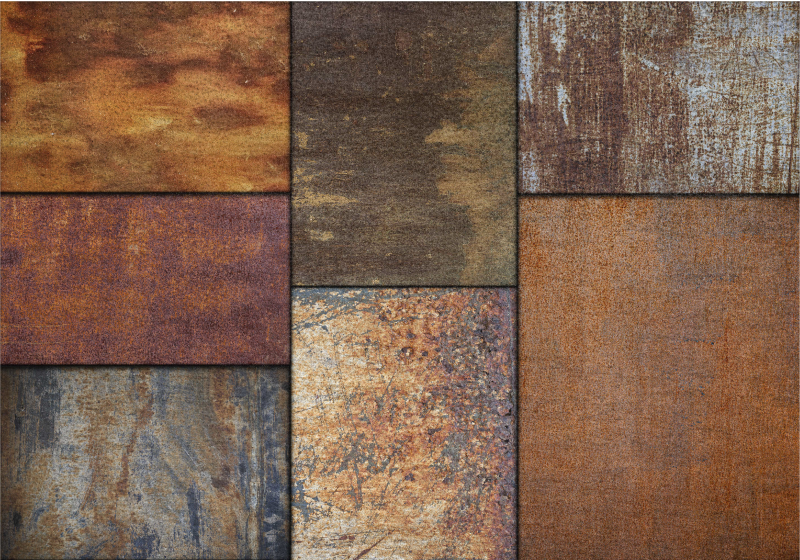 Vinyl Teppich Steinoptik rustikale eleganz aus stein - TenStickers