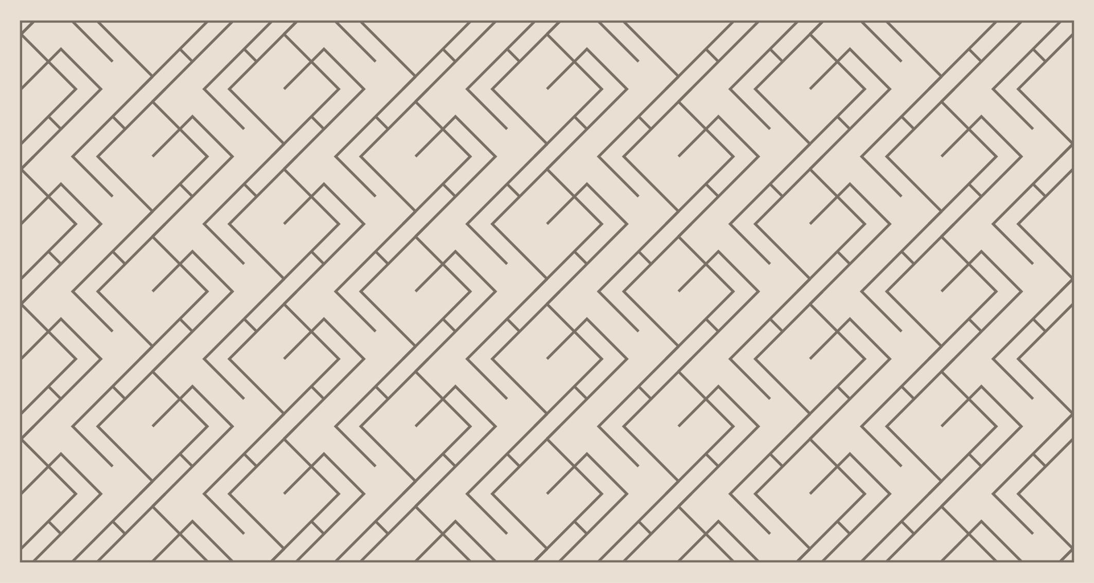 Vinyl Teppich geometrisch Labyrinth-Design - TenStickers