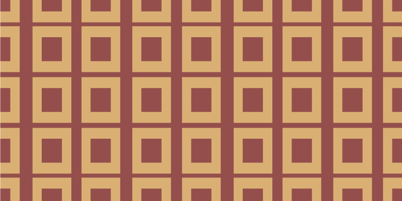 Vinyl Teppich geometrisch gelbe Quadrate - TenStickers