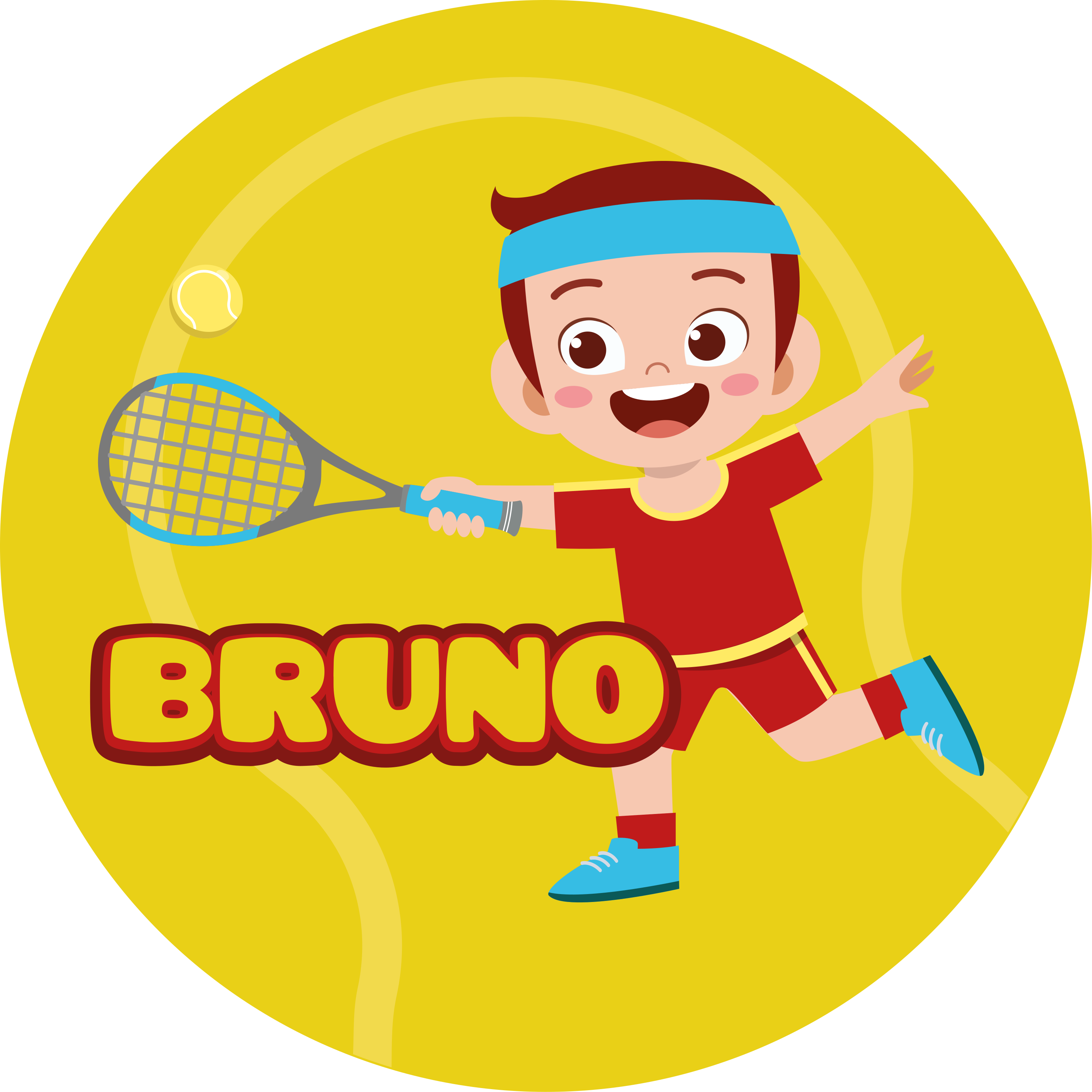 Vinyl Teppich mit Namen personalisierter sport - TenStickers