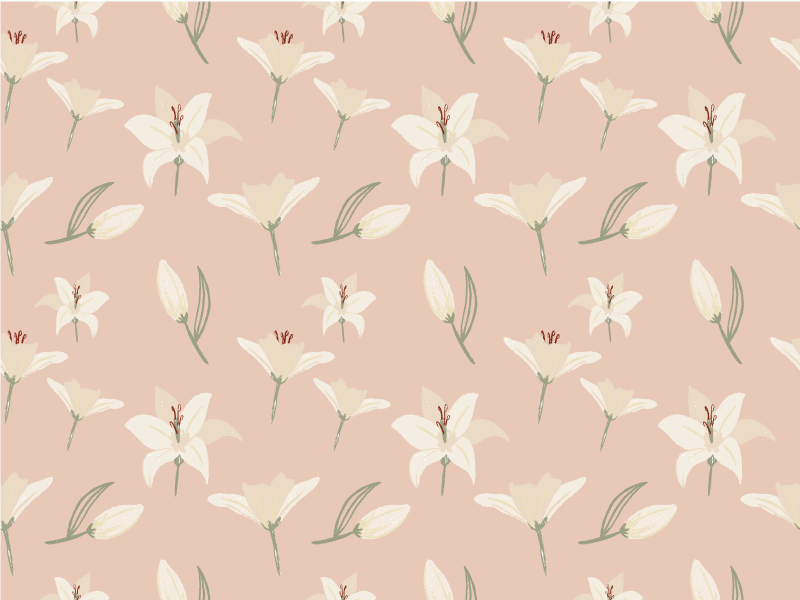Vinyl Teppich Blumen florale pastell-eleganz - TenStickers