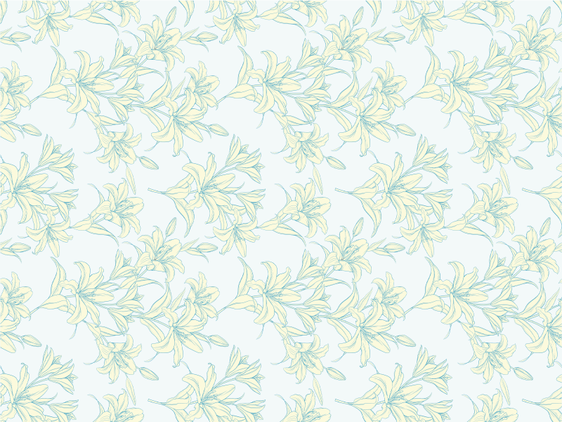 Vinylteppich kindlich sanftes blütenmotiv - TenStickers