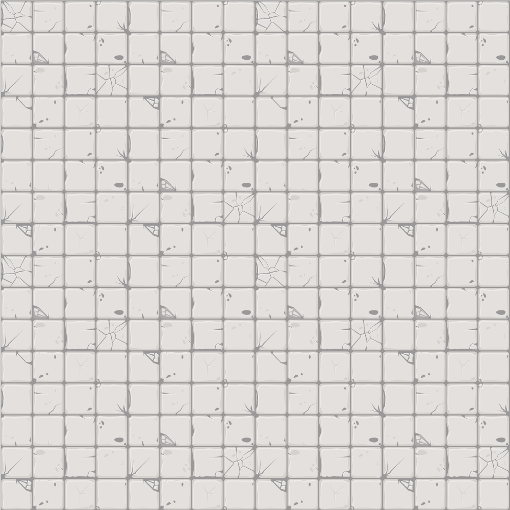 Vinyl Teppich Fliesenoptik hellgraue gealterte fliesen - TenStickers