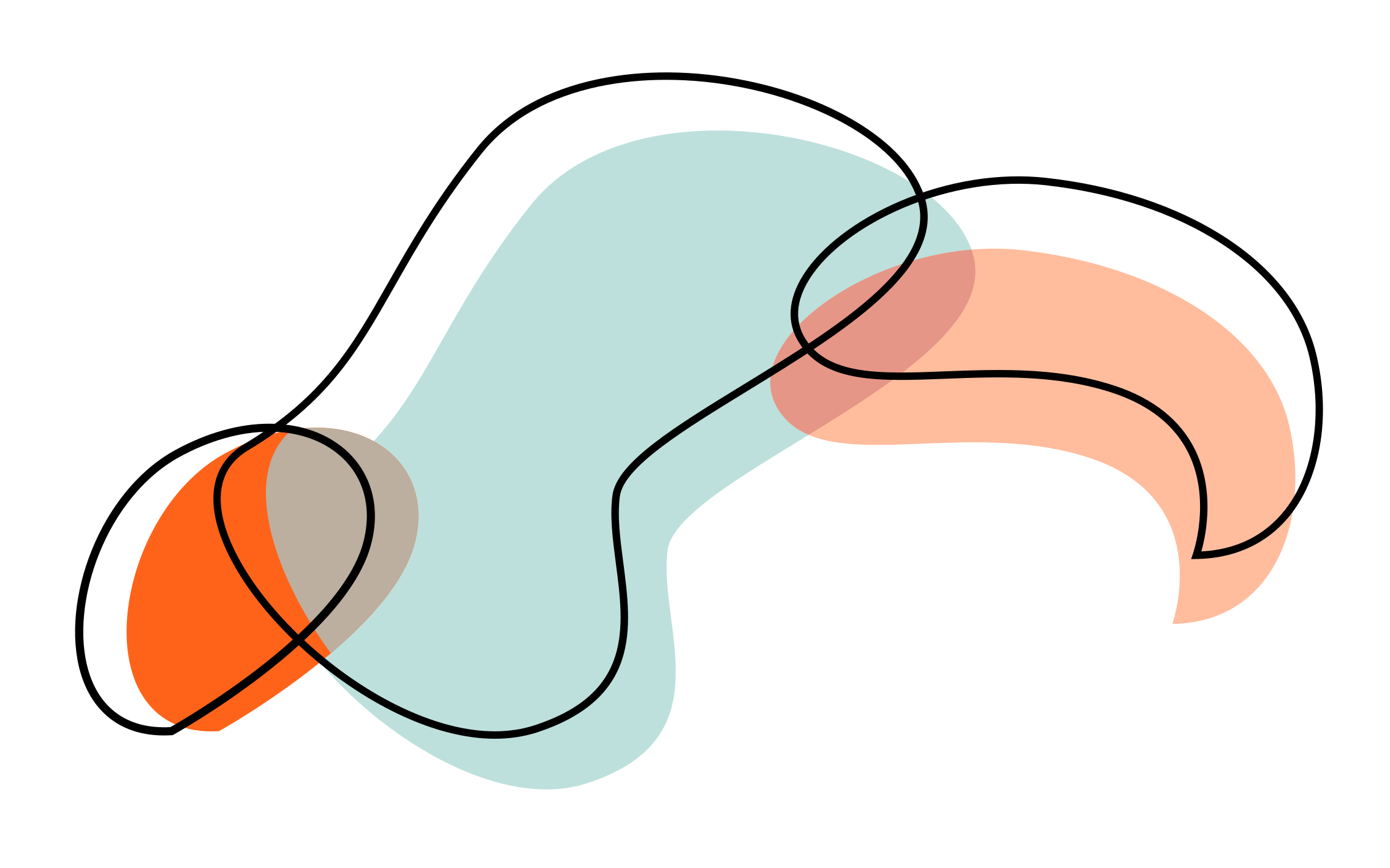 Vinylteppich abstrakte geometrische Formen - TenStickers