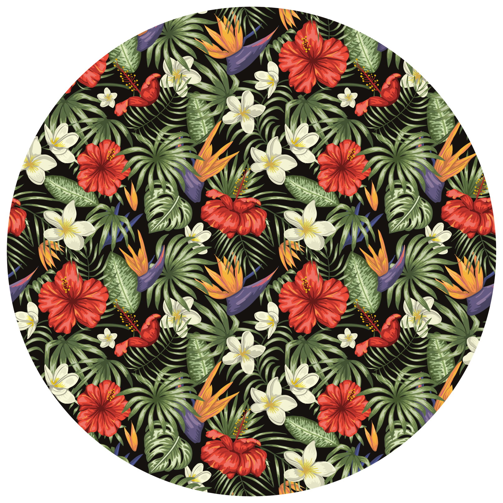 Vinylteppich Natur Tropische Dschungelpflanzen - TenStickers