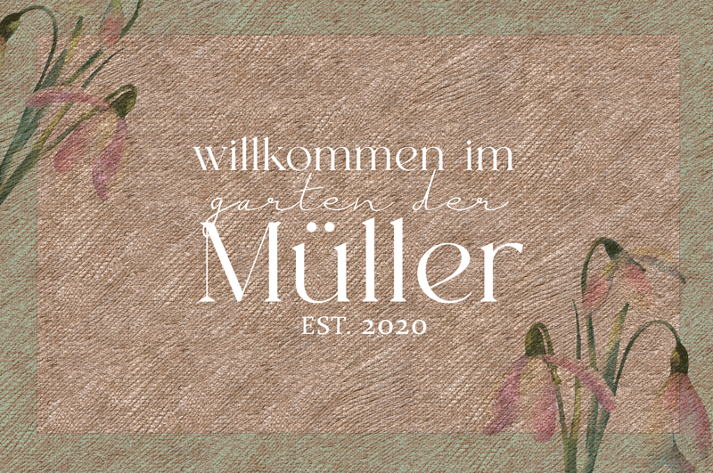 personalisierbarer Vinylteppich - TenStickers